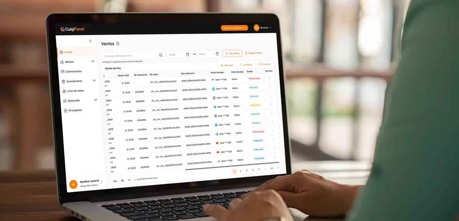 Culqipanel_control_ventas